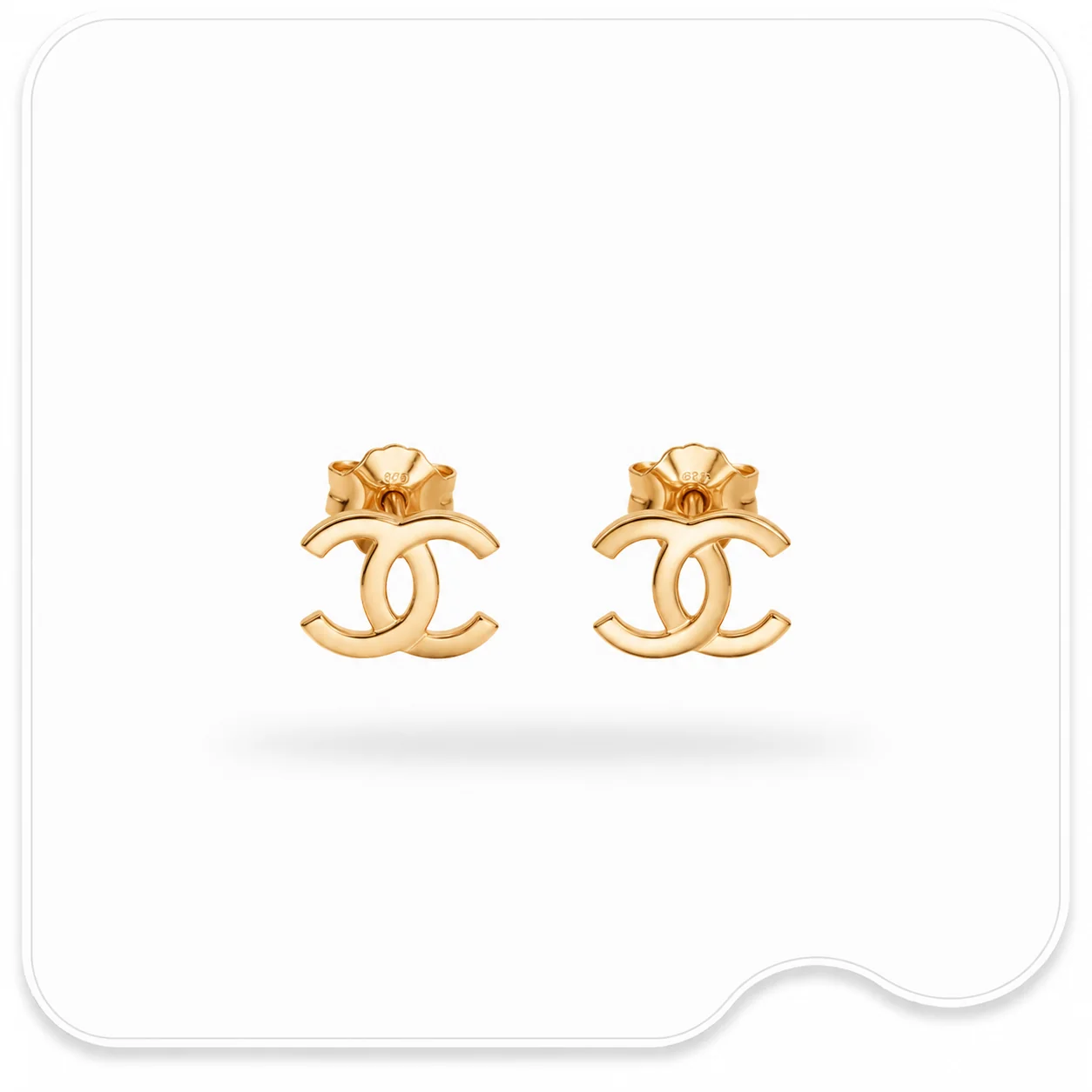 گوشواره طرح میخی شنل